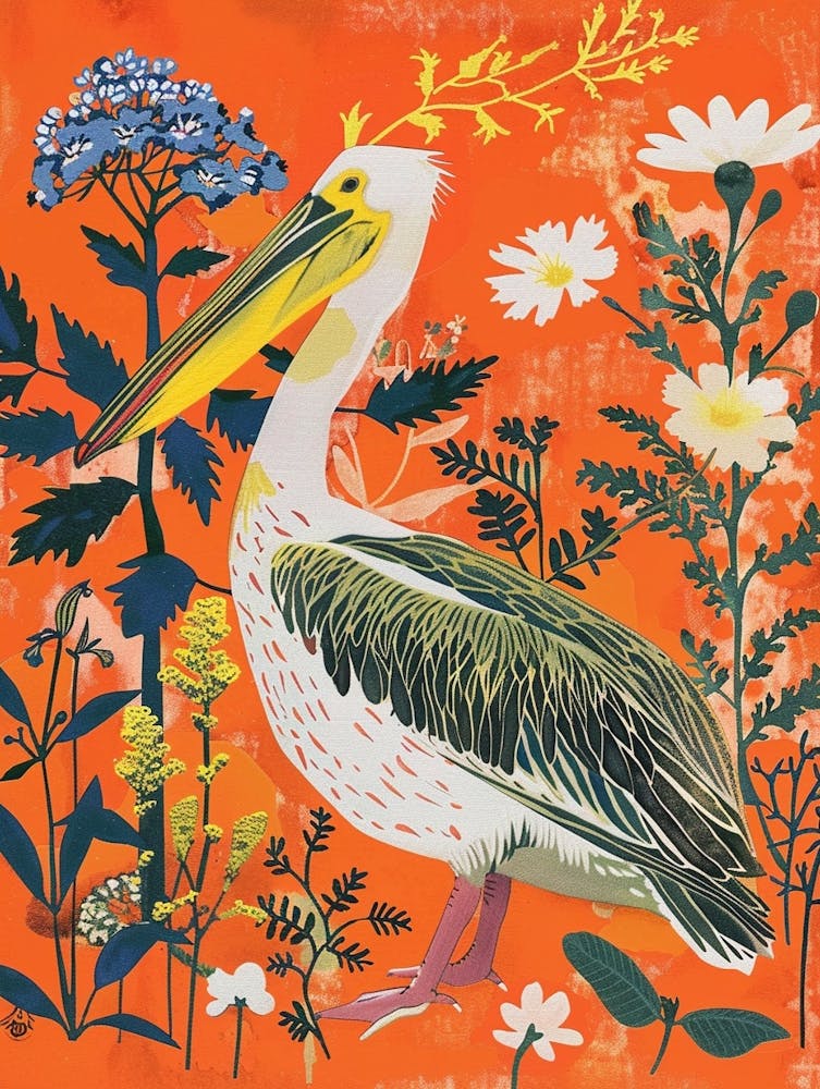 Spring Birds Pelican 3