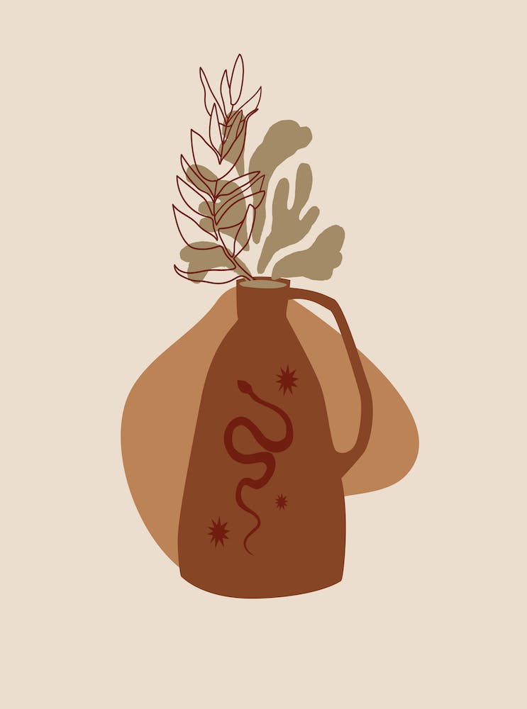 Little Happy Snake Illustration