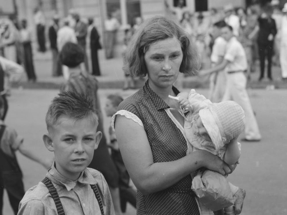 Untitled Photo, Possibly Related To Spectators At National Rice Festival, Crowley, Louisiana By Russell Lee
