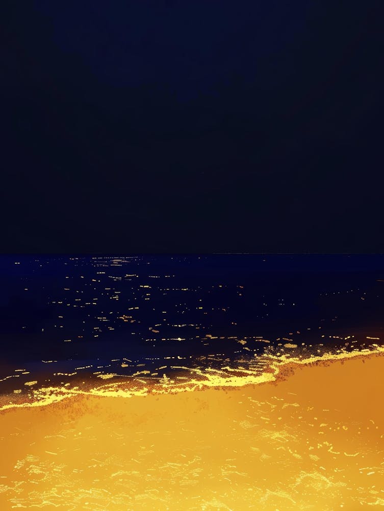 Strand bei Nacht