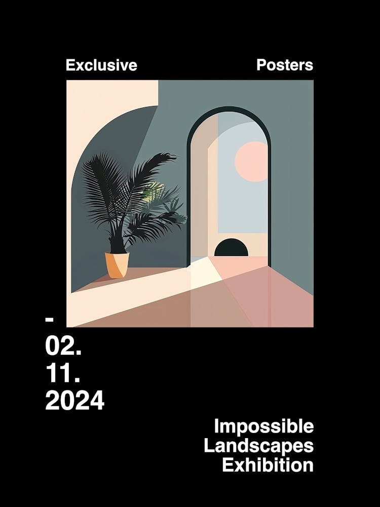 Impossible Landscapes Exhibition Archive Poster 2