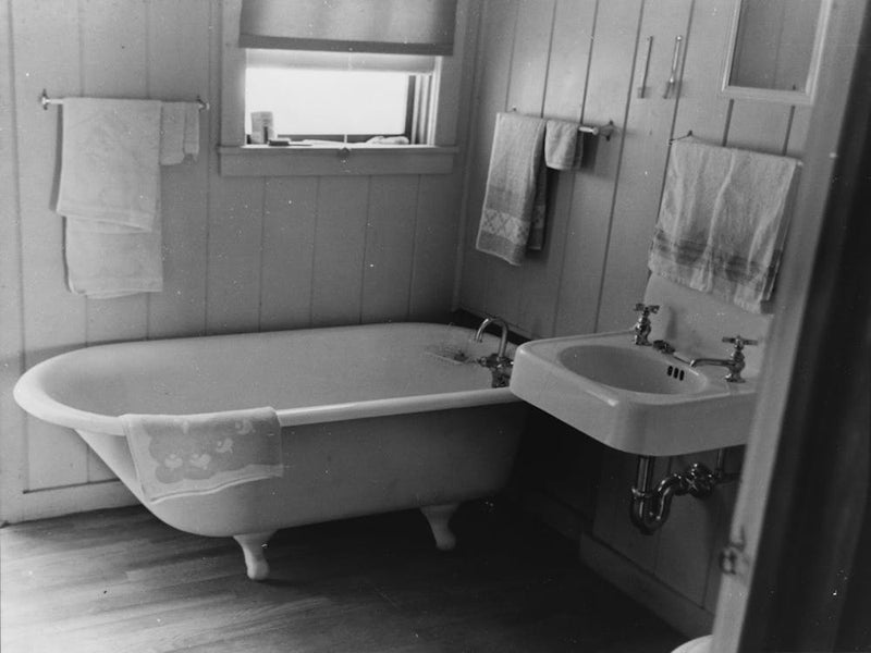 Bathroom In Farmer S Home, Lake Dick Project, Arkansas By Russell Lee