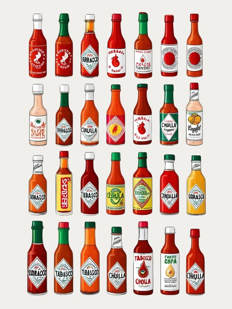 Hot Sauce Bottles 6