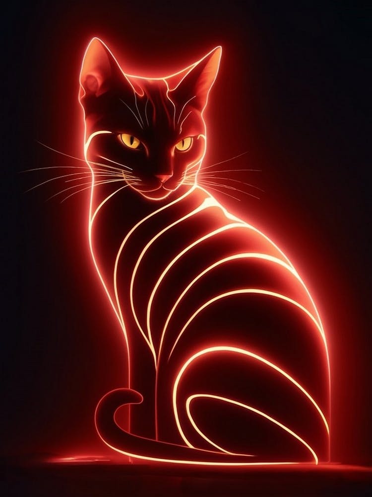 Neon Cat