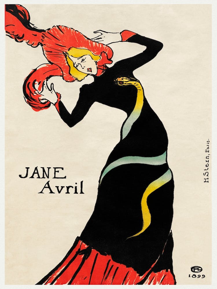 Jane Avril (1899), Henri de Toulouse-Lautrec