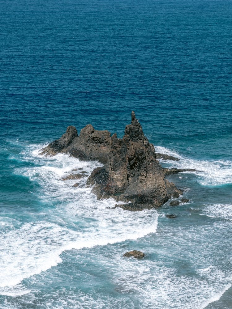 Rocky Beach At Sunrise, Tenerife, Canary Islands