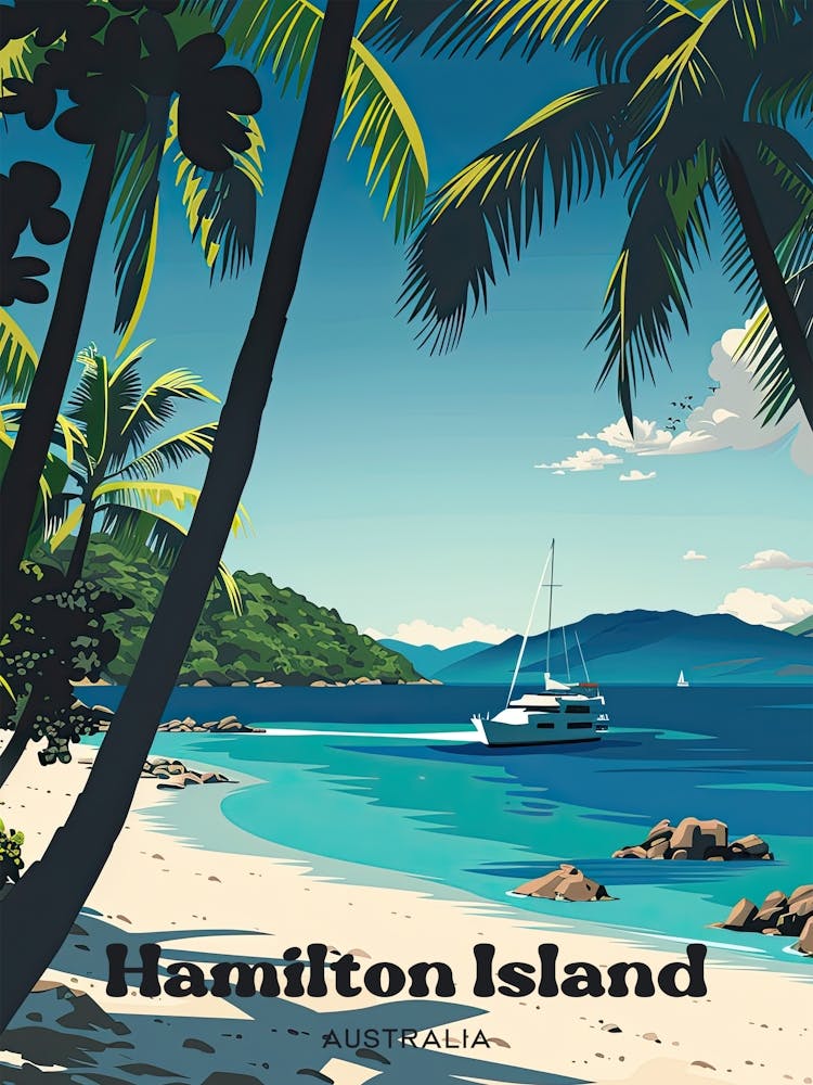 Hamilton Island Australie Hamo Art de Voyage Numérique