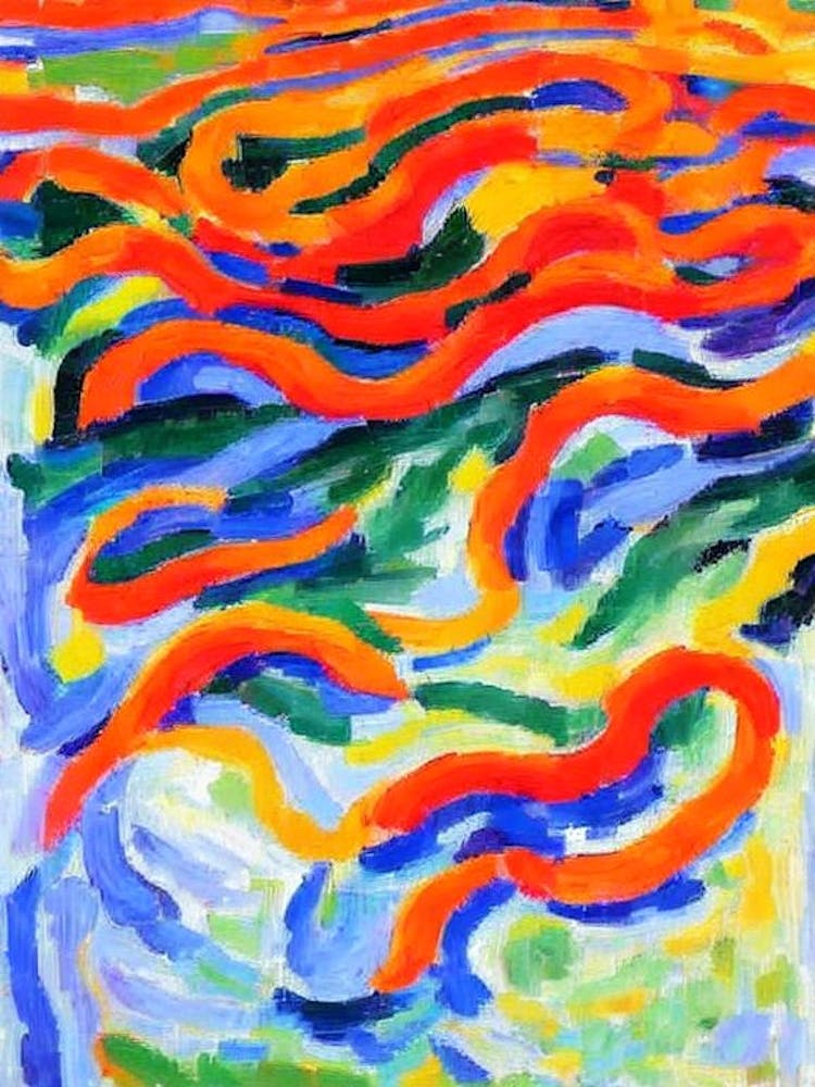 Fireworms Matisse Inspired