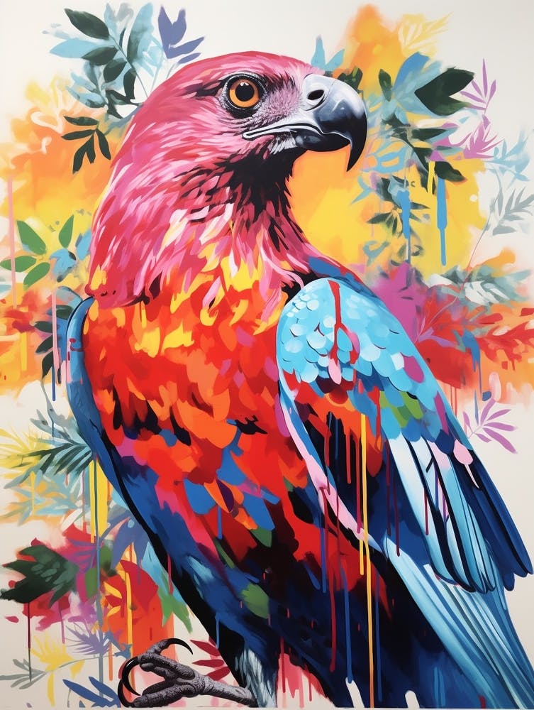Colourful Bird Painting Harrier 3