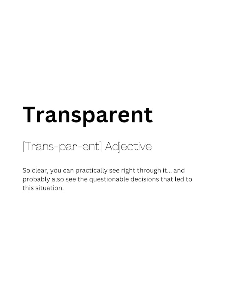 Transparent Definition Meaning