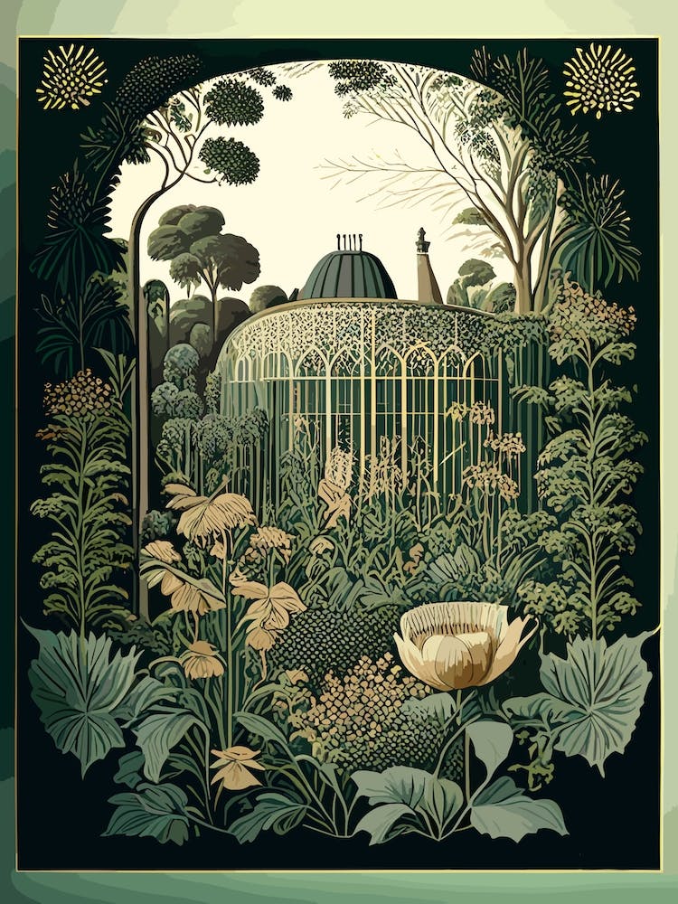 Longwood Gardens, Usa Vintage Botanical