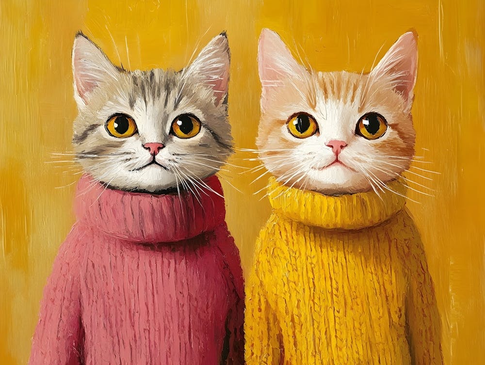 Cats In Sweaters 3