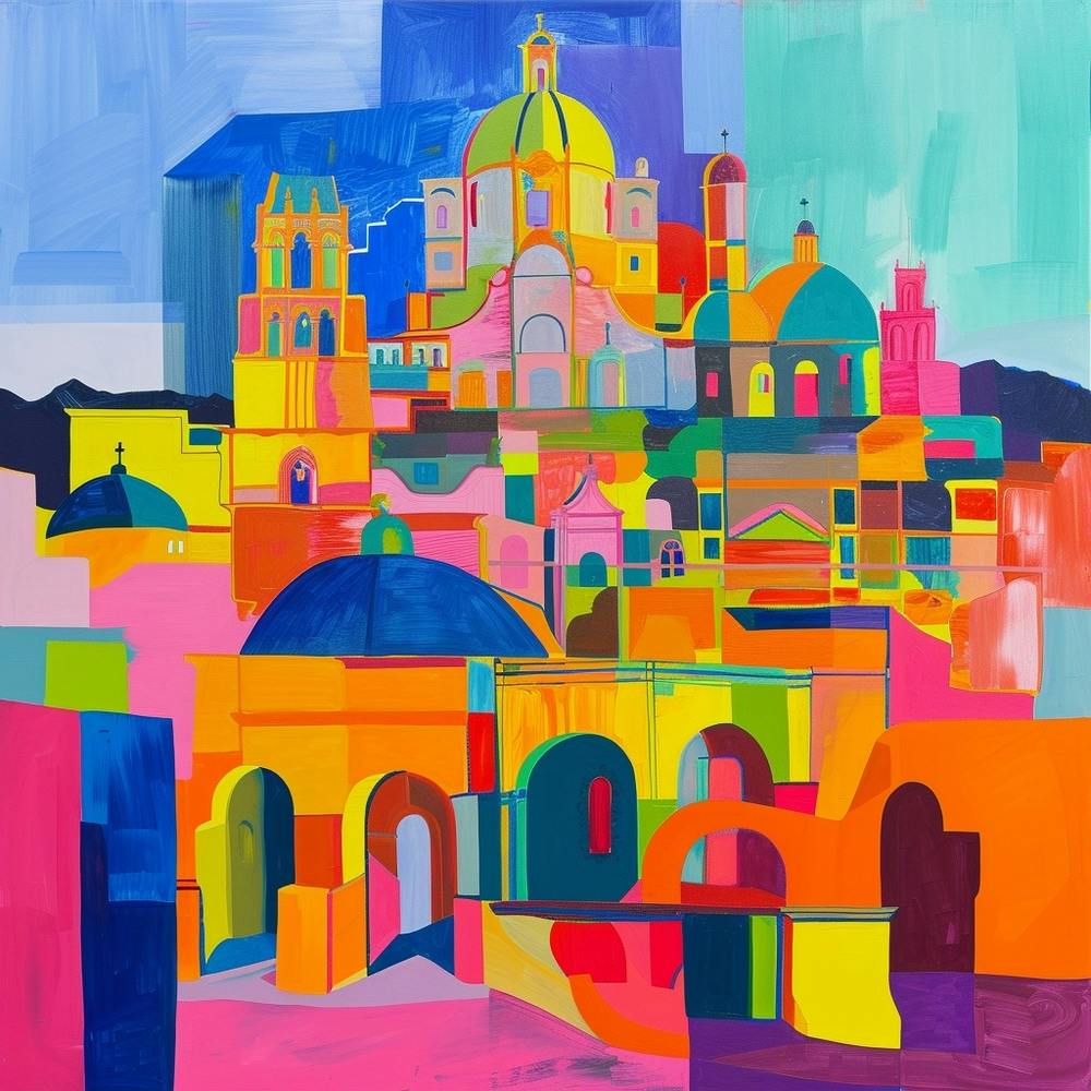 Abstract Travel Collection Mexico City Mexico 3