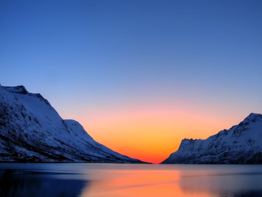 Sunset In The Fjords