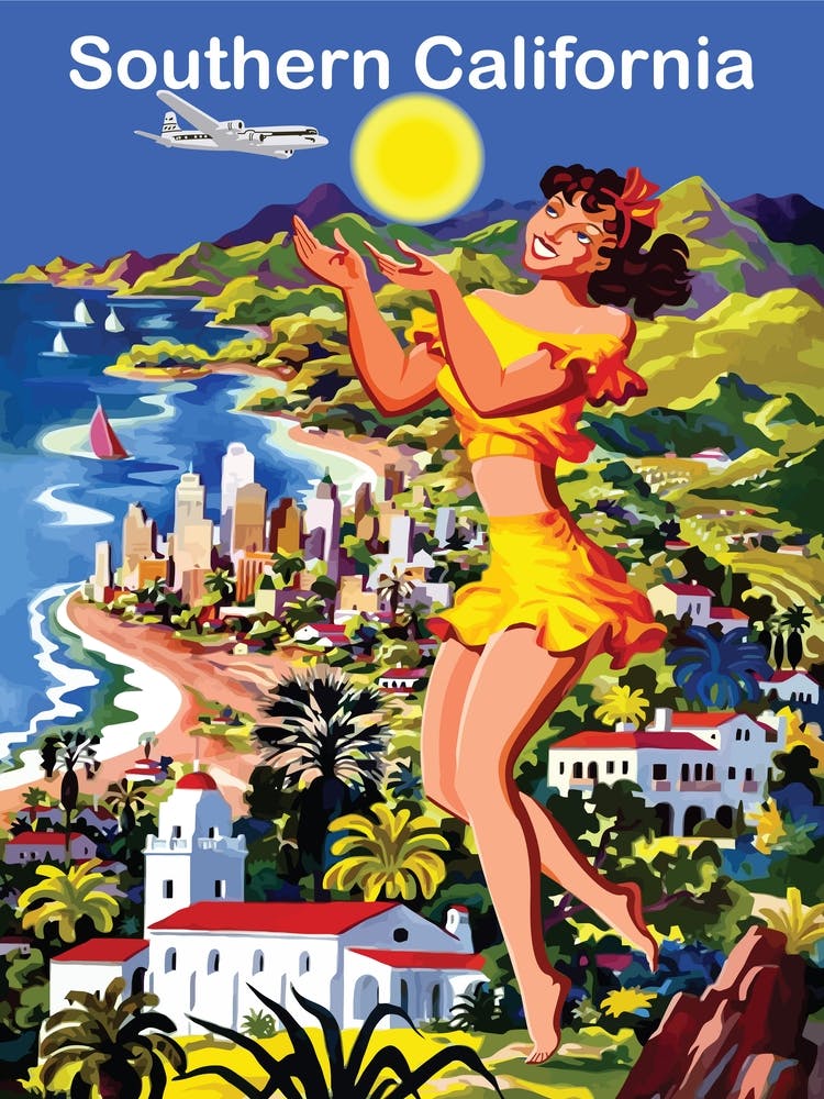 South California, Big Woman is Playing With a Sun