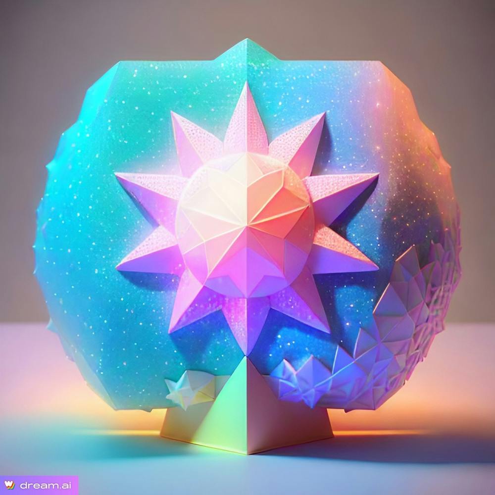 Whimsical Pastel Star