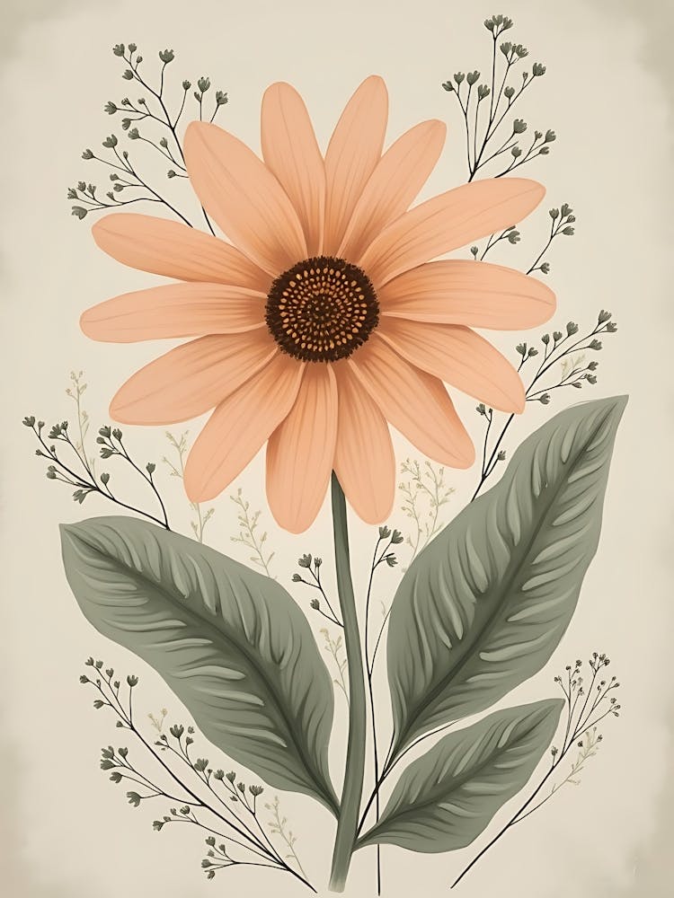 Botanical Breeze in Muted Shades