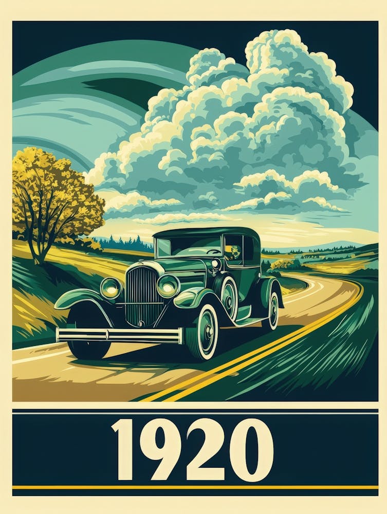 Aihrgdesign Une Affiche Industrielle Rétro Promouvant l'Automobile Moderne 187c2206 3193 493d B3fe 12693fe993cb 1