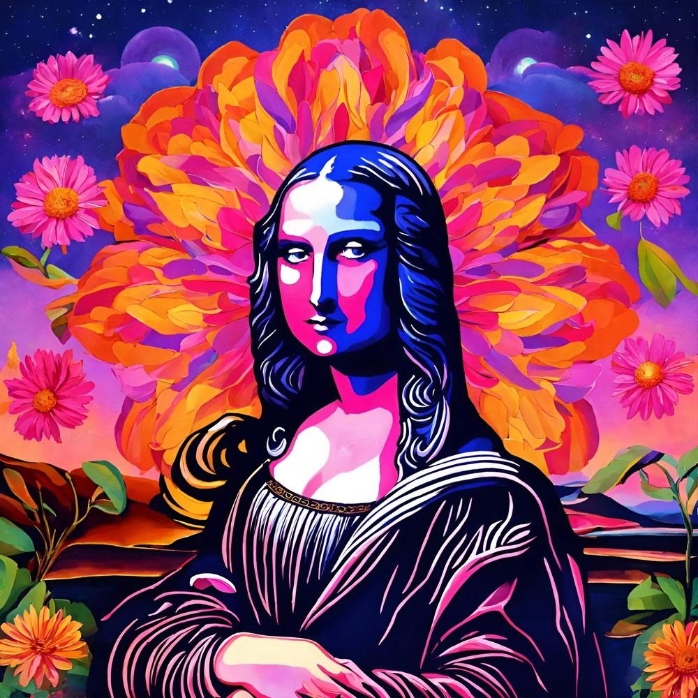 A Creative Interpretation Of The Mona Lisa.
