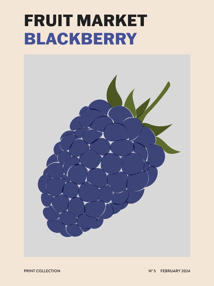 Fruit Market No. 5 Blackberry