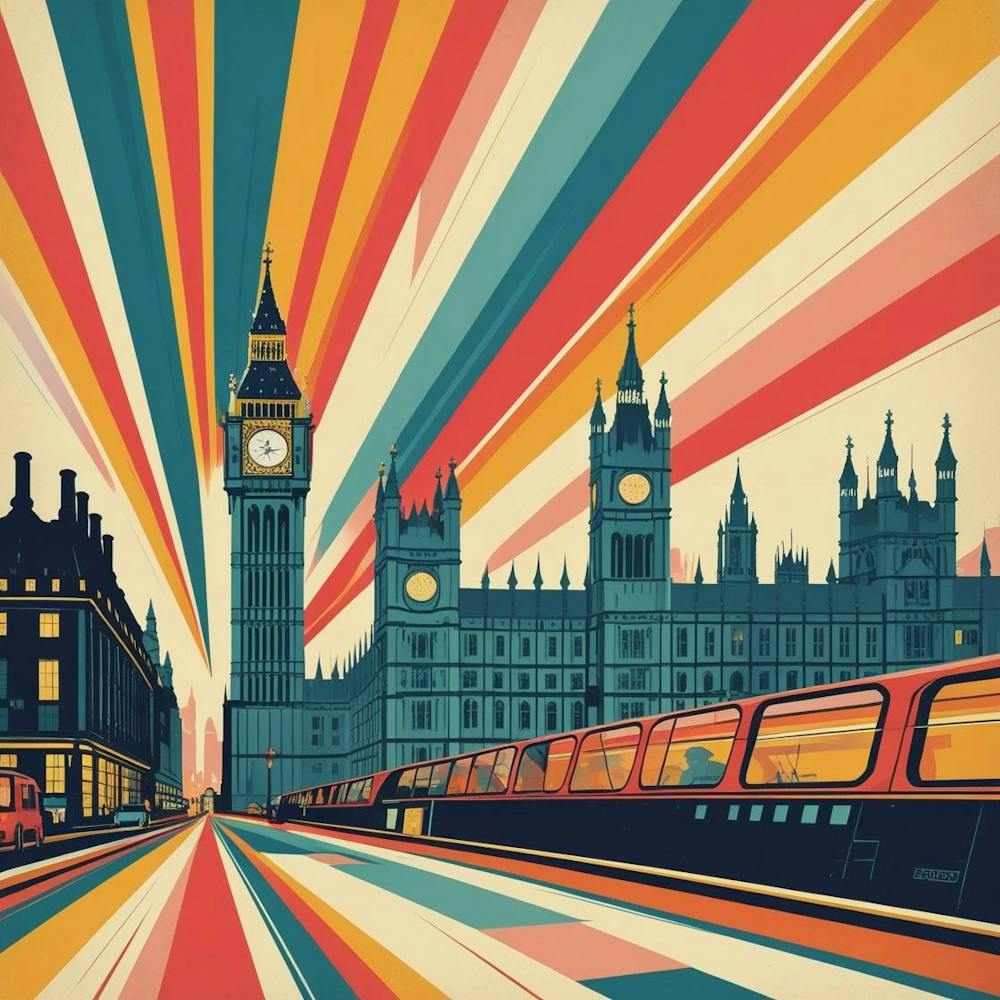 Vintage London Poster