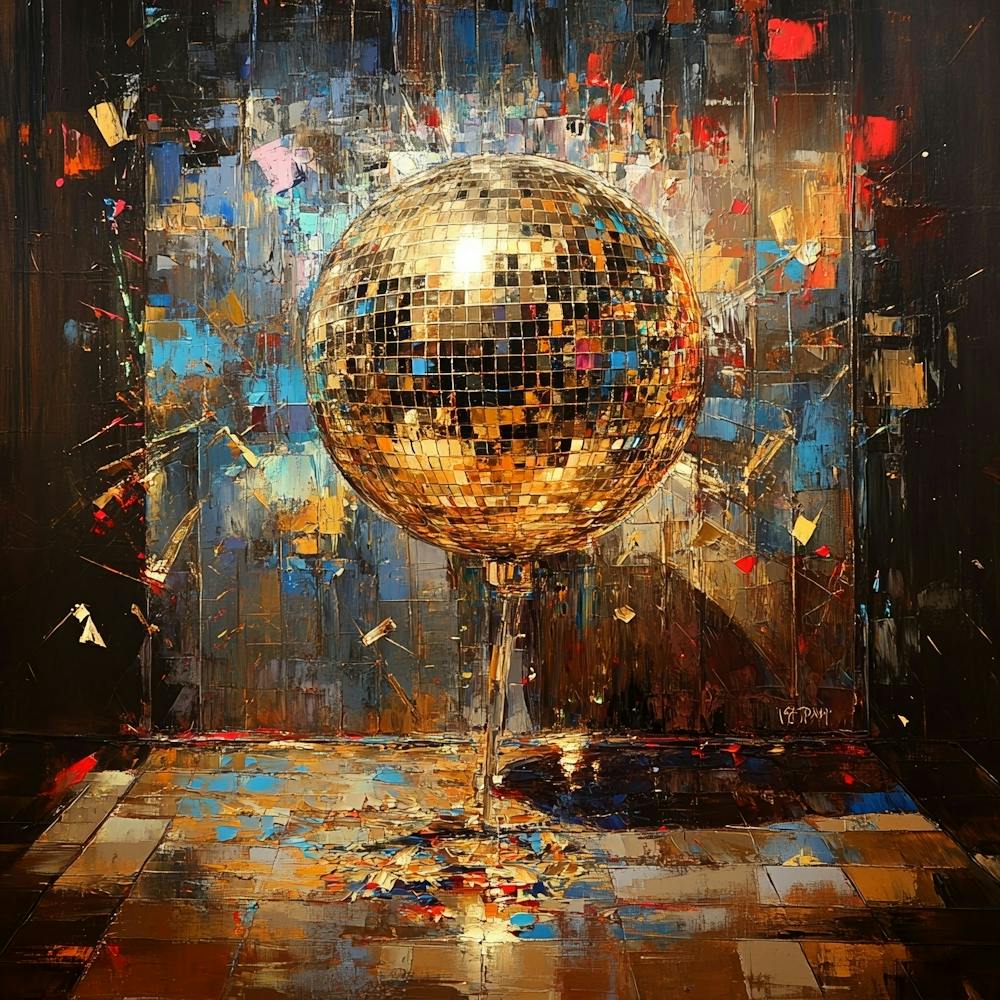 Disco Ball Art 23