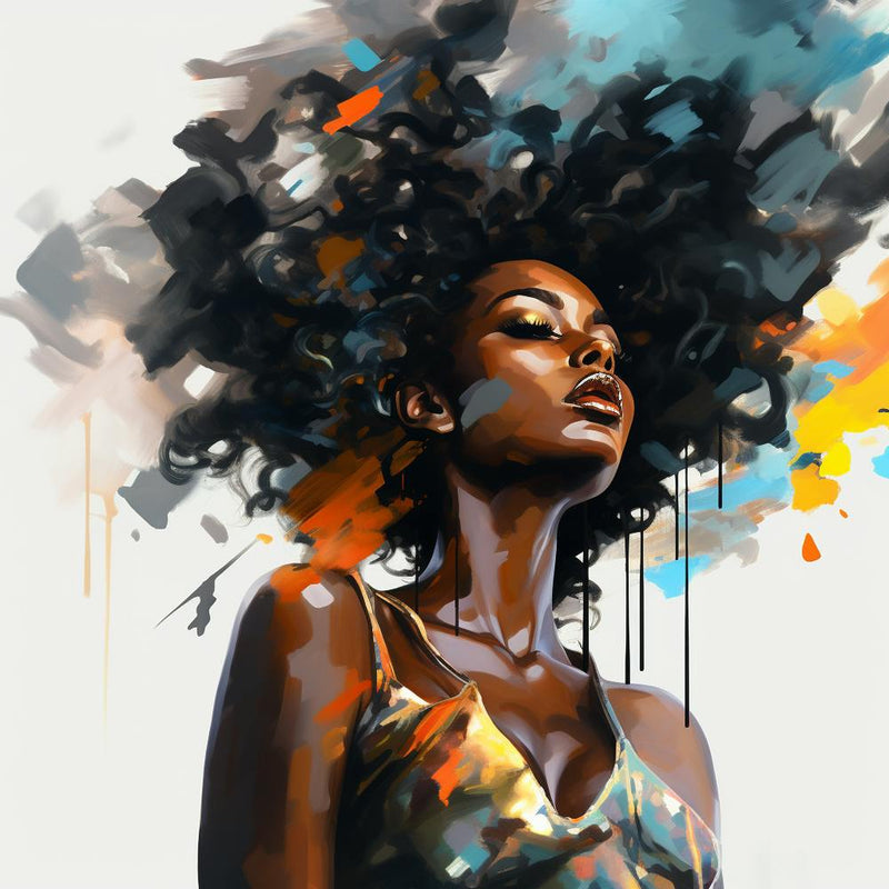 Afrozentrisches Kunstwerk