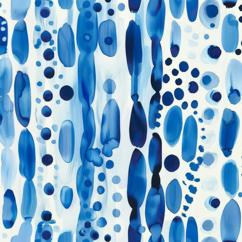 Blue Polka Dots 7
