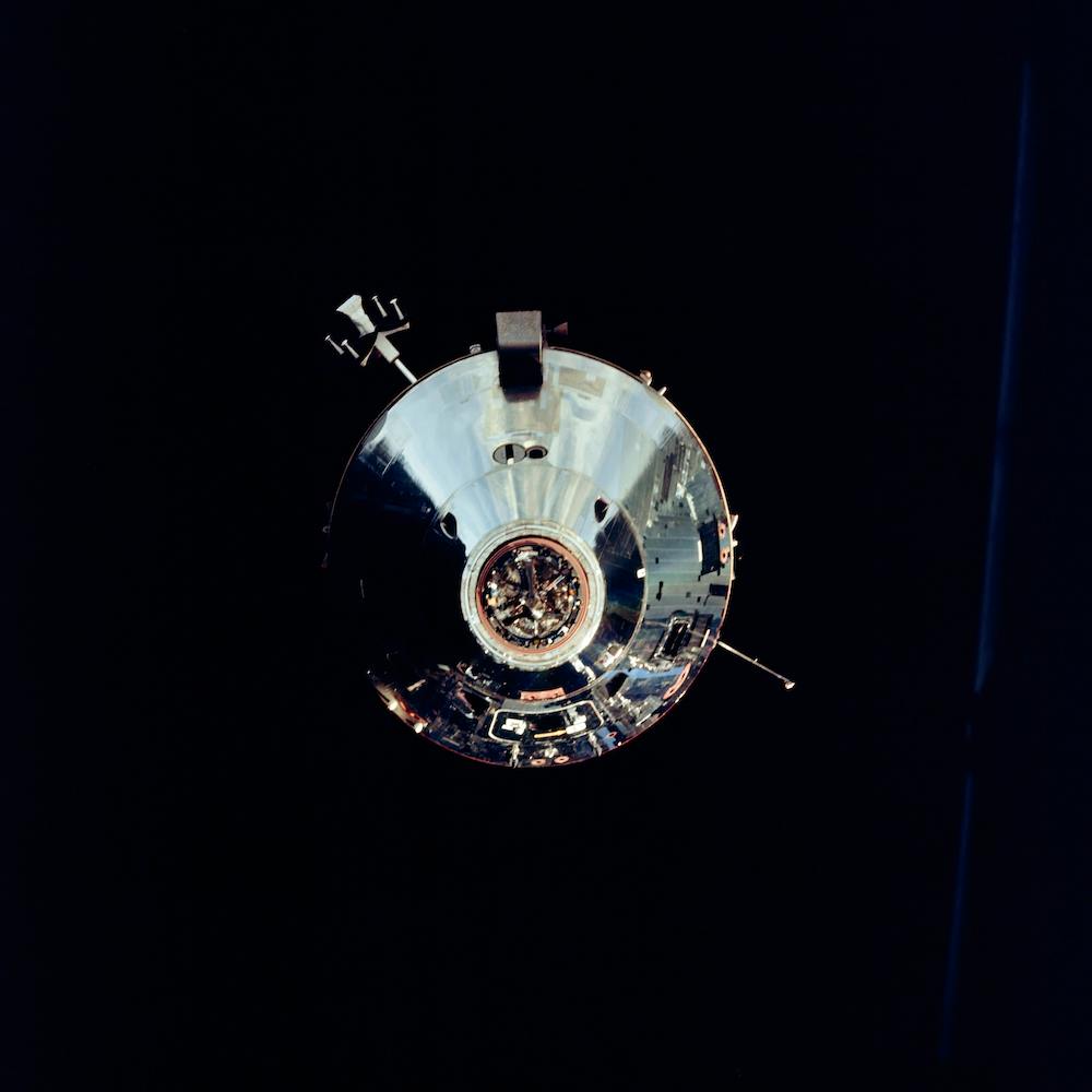 A Photograph Of The Apollo 9 Commandservice Modules