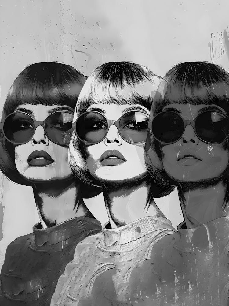Three Women In Sunglasses