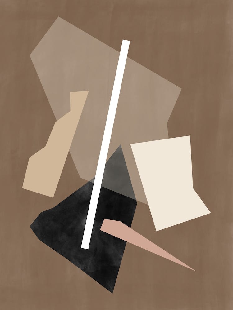 Impression Découpes De Papier Brun