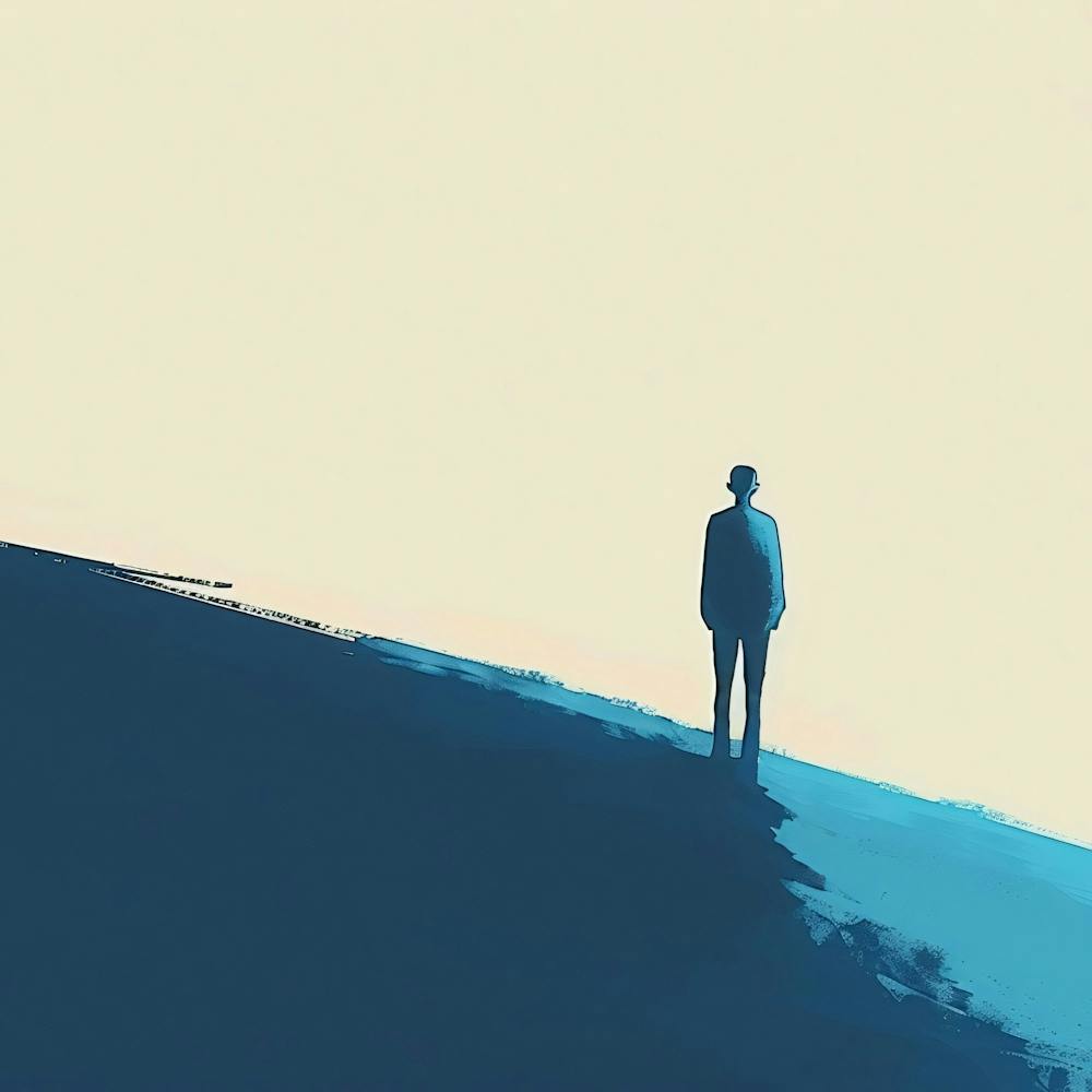 Man On A Hill