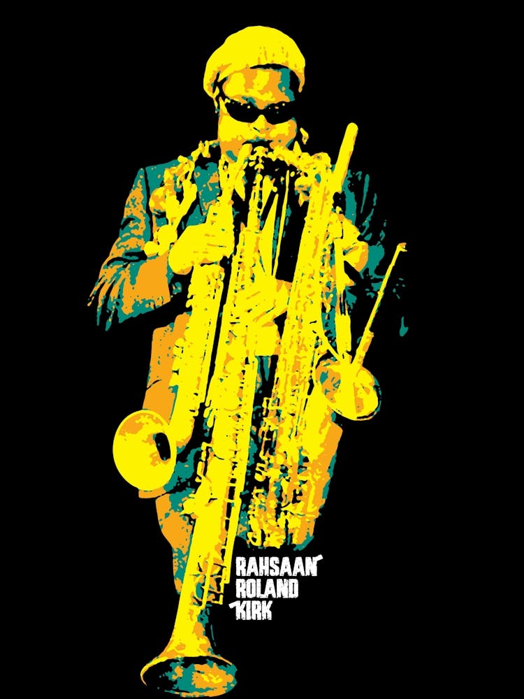 Rahsaan Roland Kirk Jazz multi-instrumentalist v2