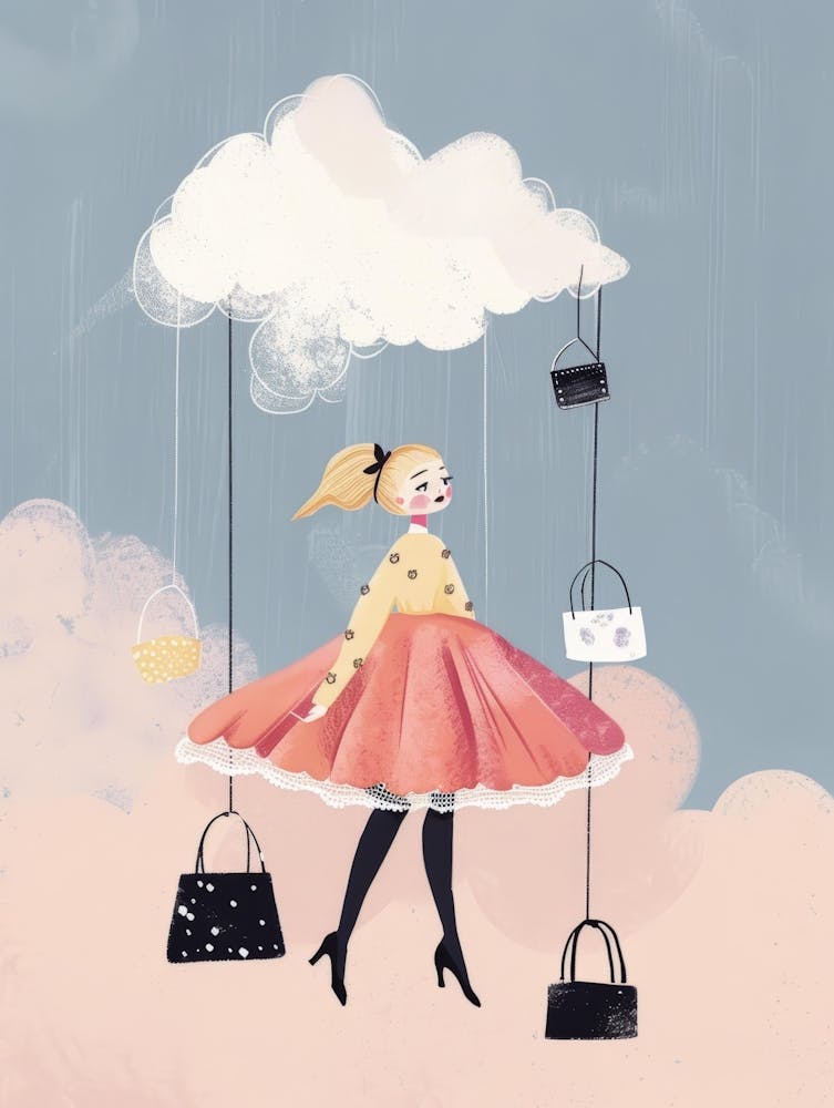 Girl With Purses