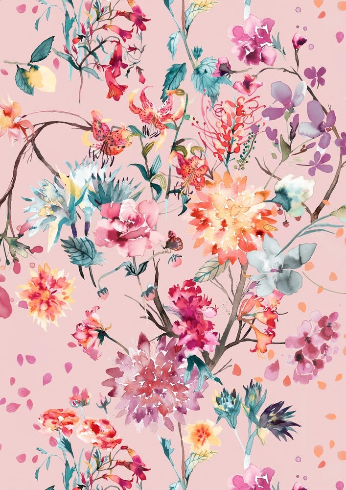 Rococo Bouquet Mauve