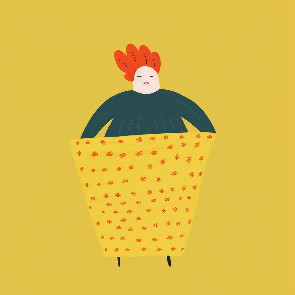 Woman In A Basket 1