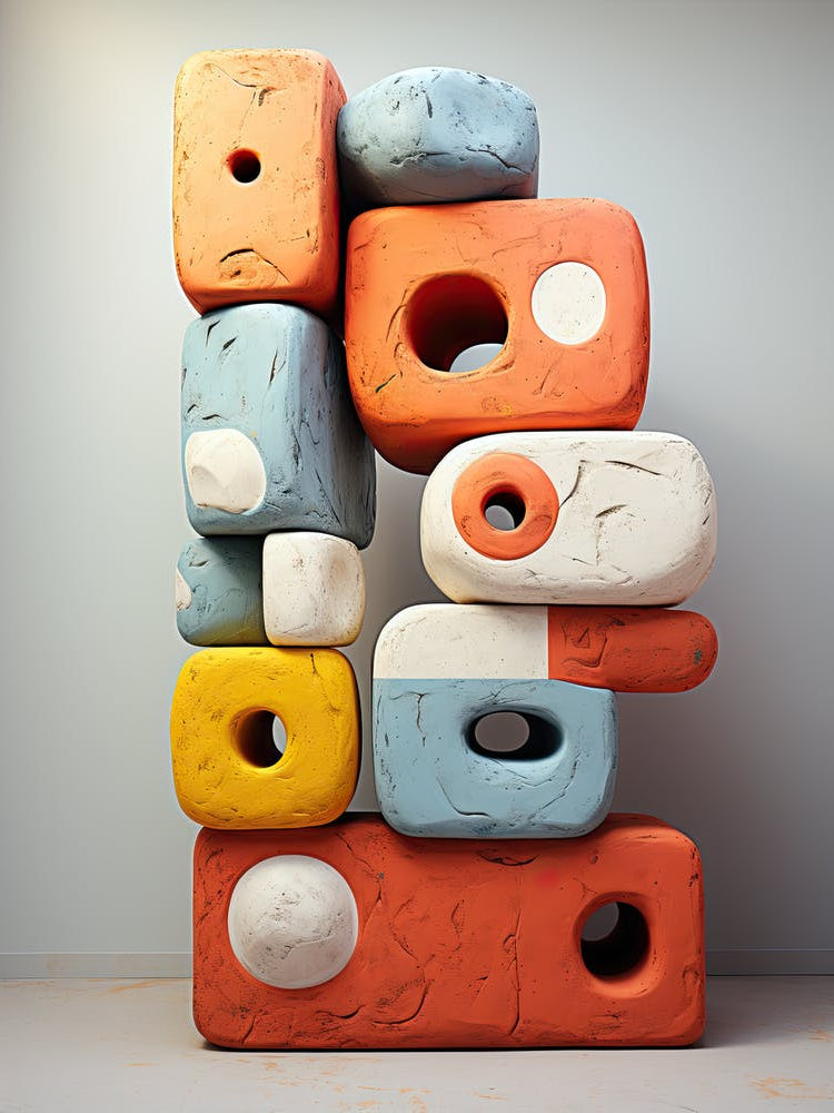 Stacked Blocks, Stones Art