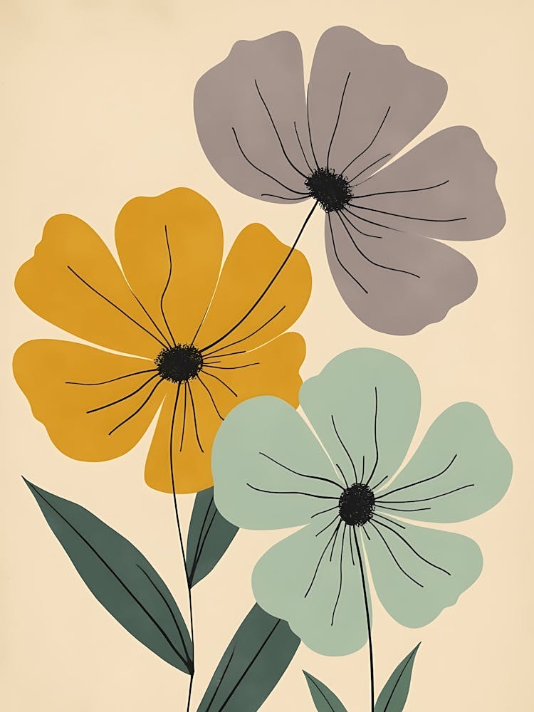 Vintage-Inspired Floral Prints | Elegant Botanical Wall Art for Timeless Decor