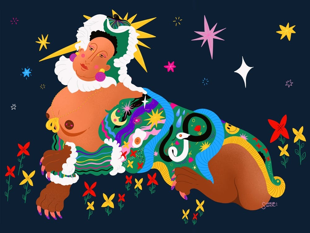 Sphinx In The Garden