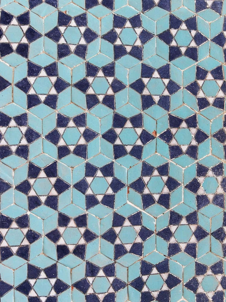 Mosaic Tiles In Uzbekistan