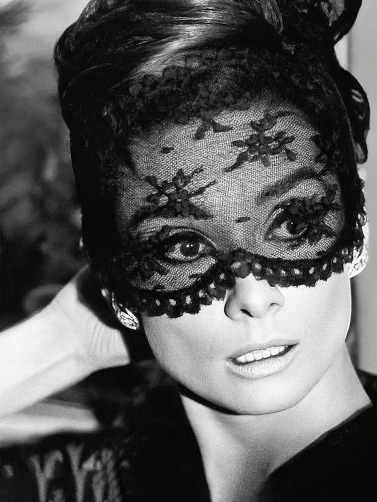 Audrey Hepburn Mode Schwarz-Weiß