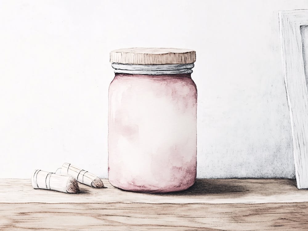 Watercolor Jar