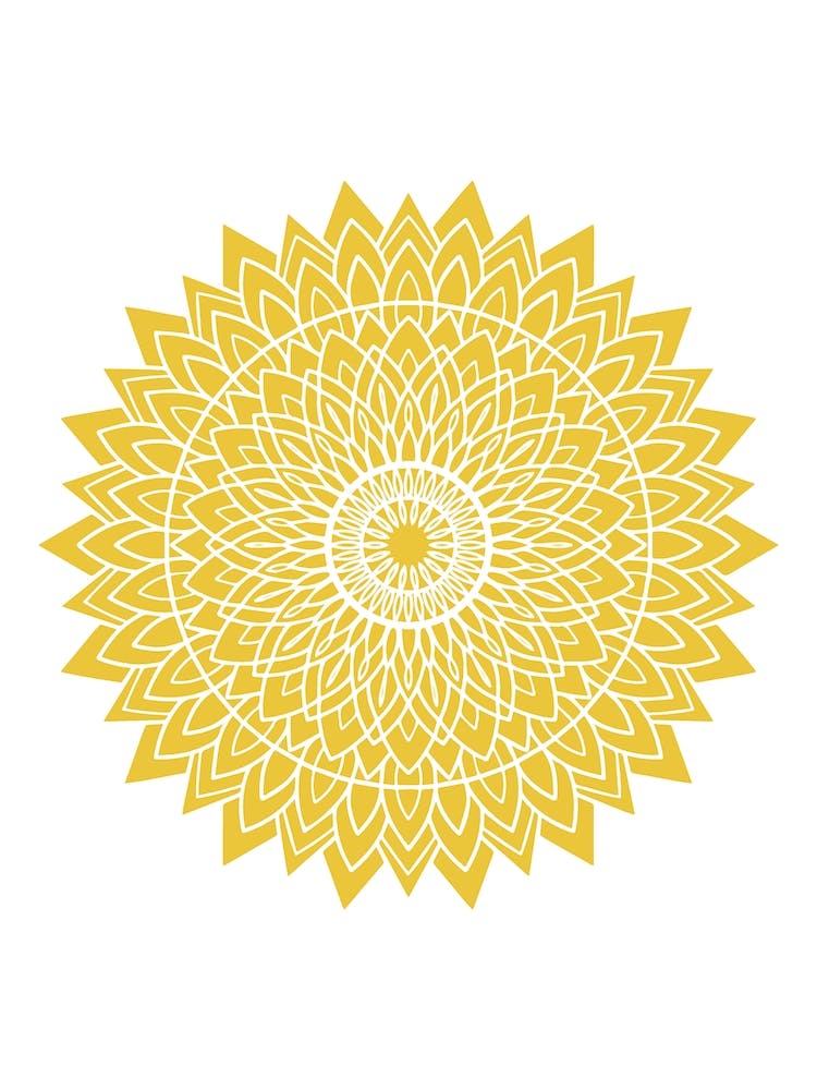 Mustard Mandala 1