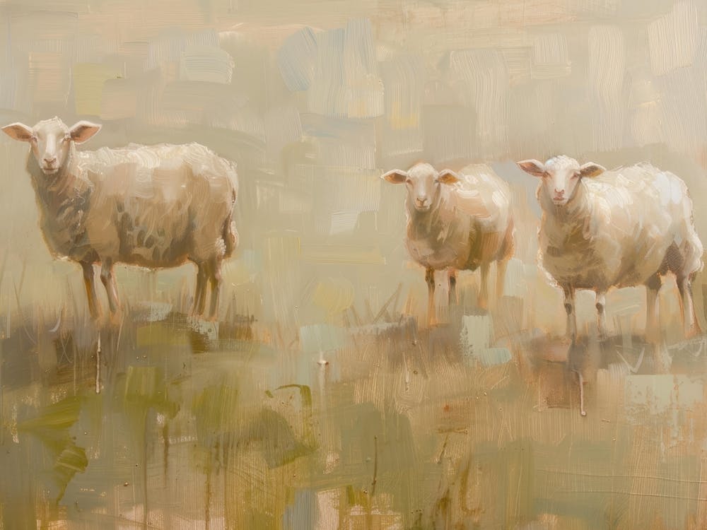 Sheep In The Meadow 2