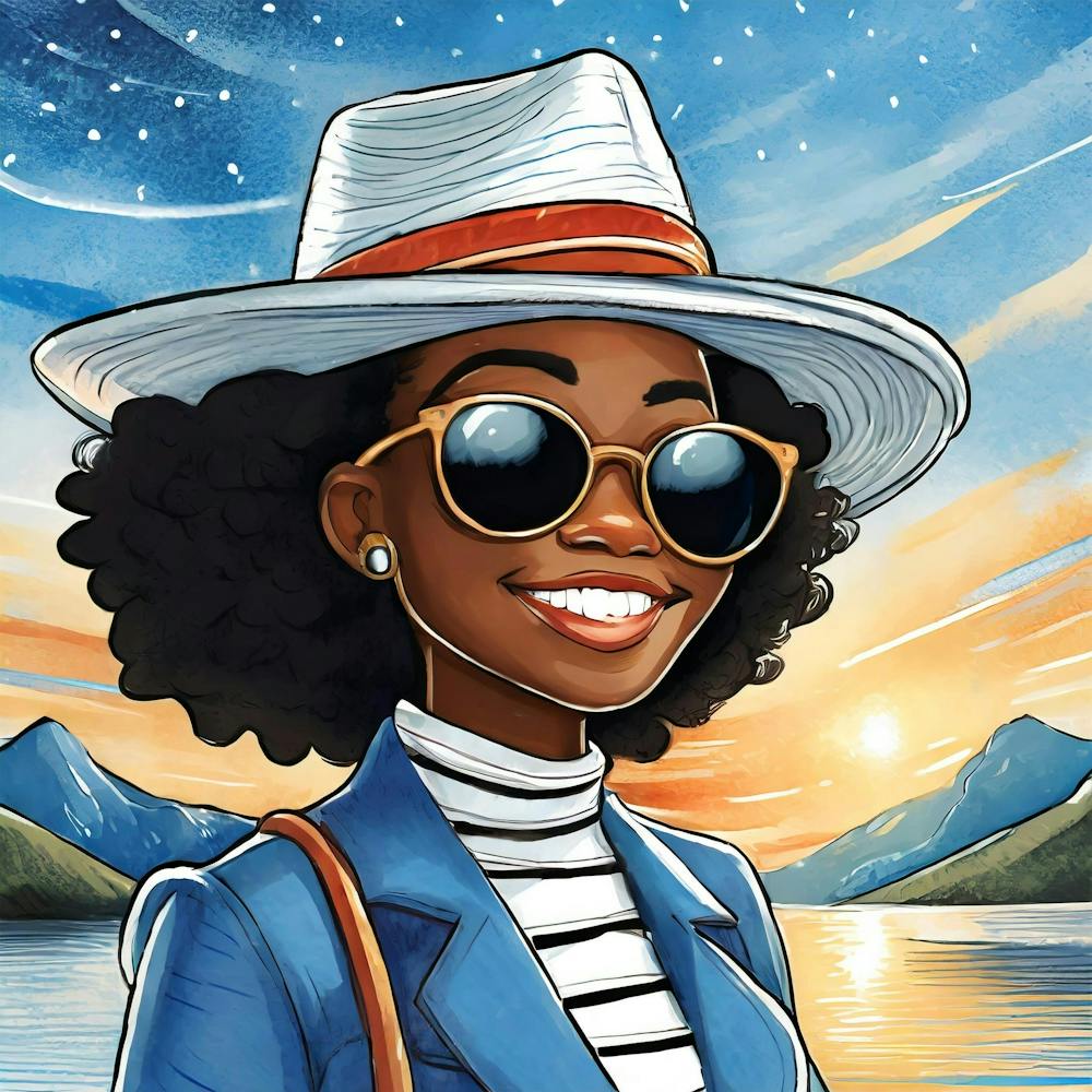 Black Girl In A Hat