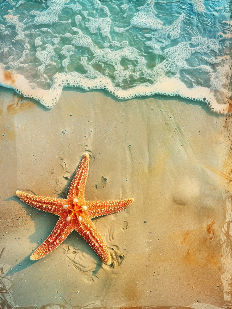 Starfish On The Beach Photo 1