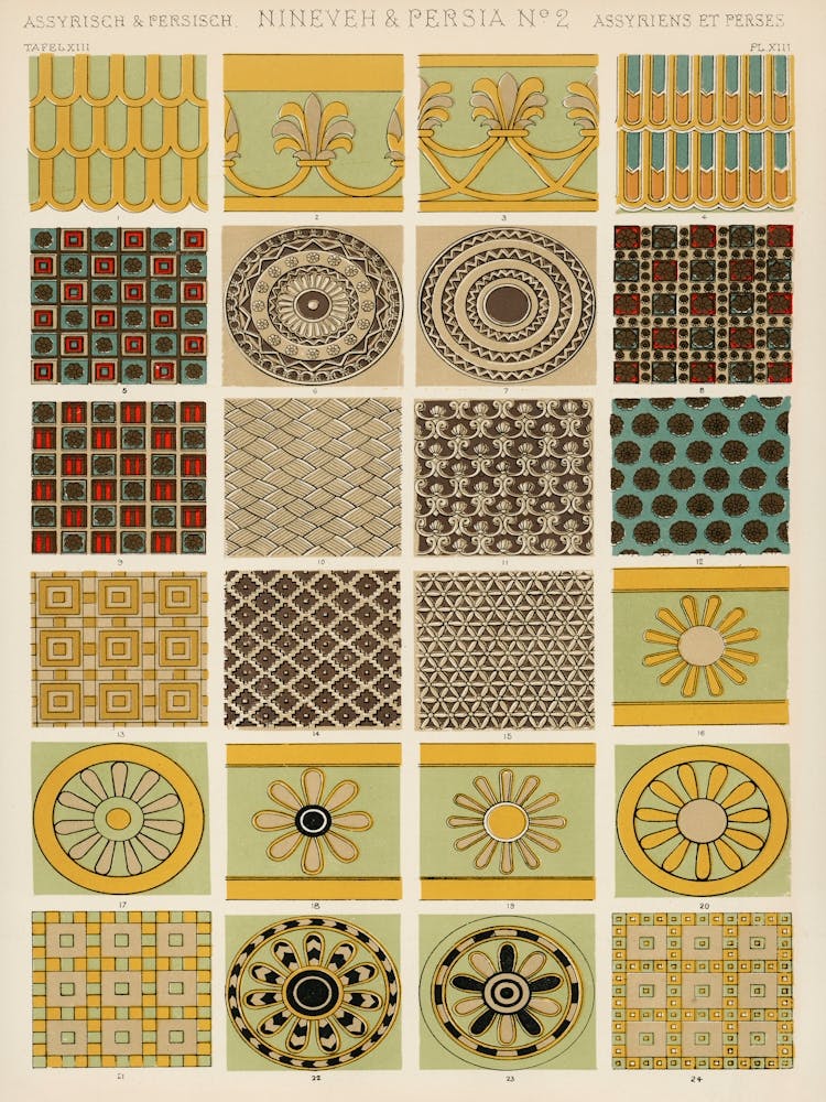 Vintage Pattern Illustration, Owen Jones