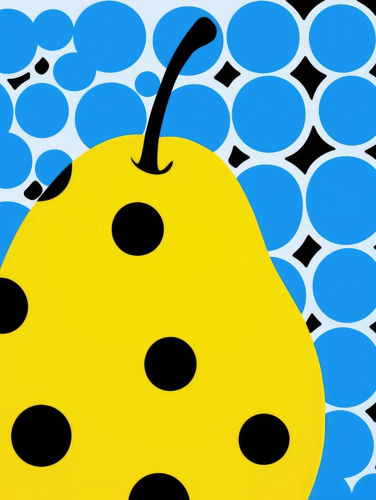 Pear pop art 1