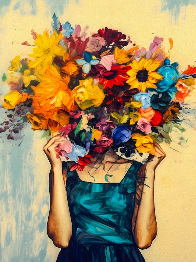 Holding My Flower Bouquet 1