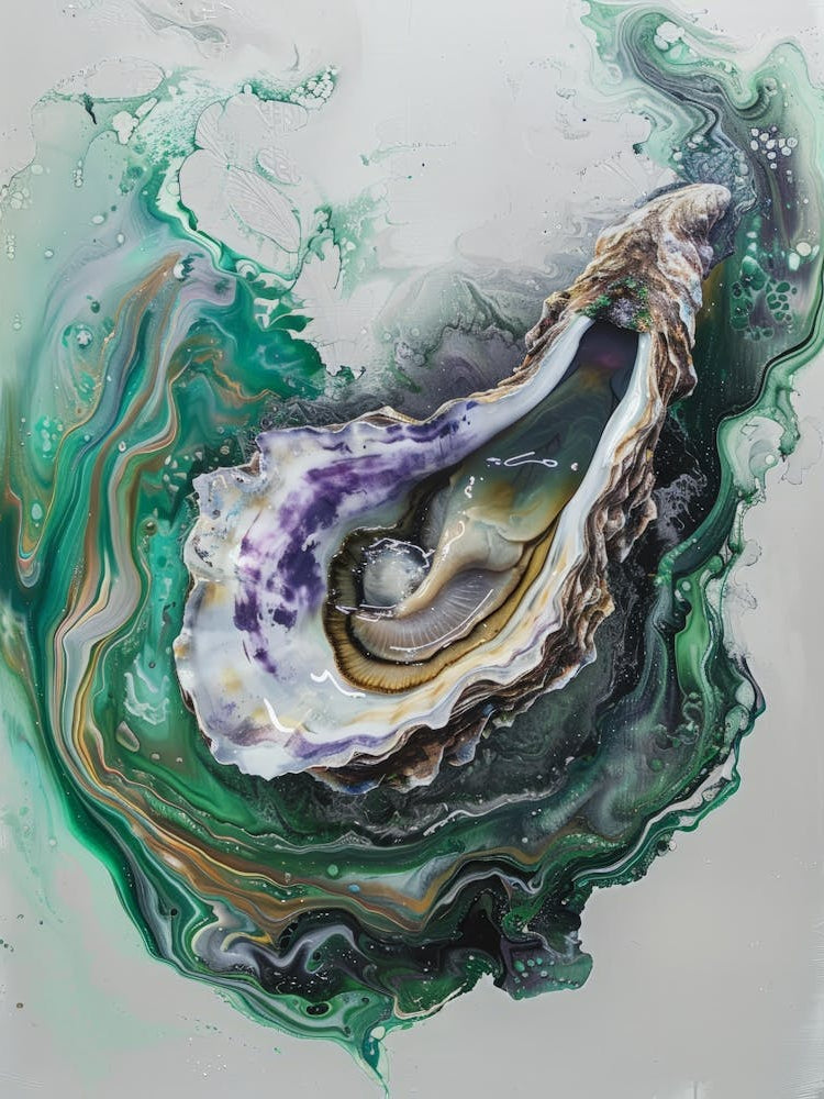 Oyster In The Water